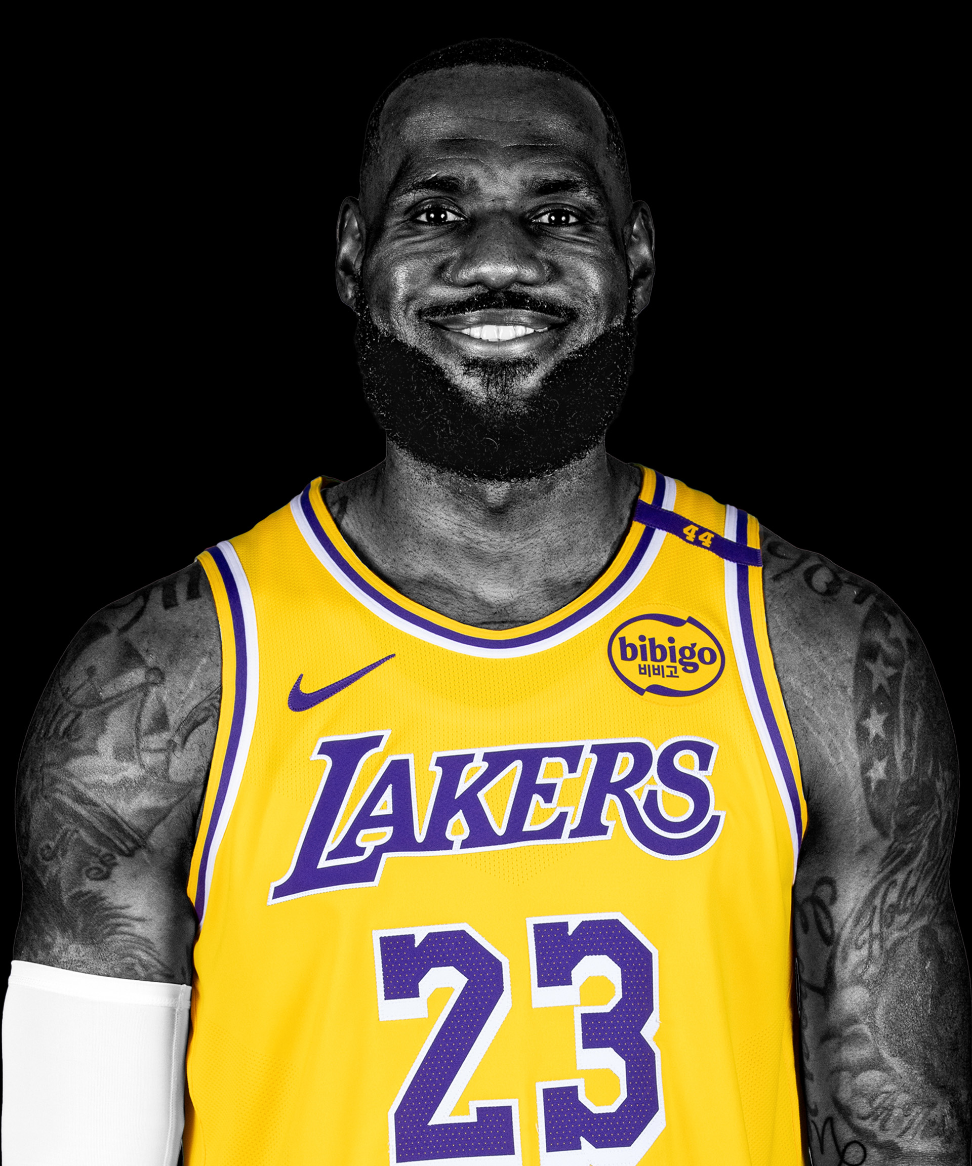 Macyo Williams and LeBron James